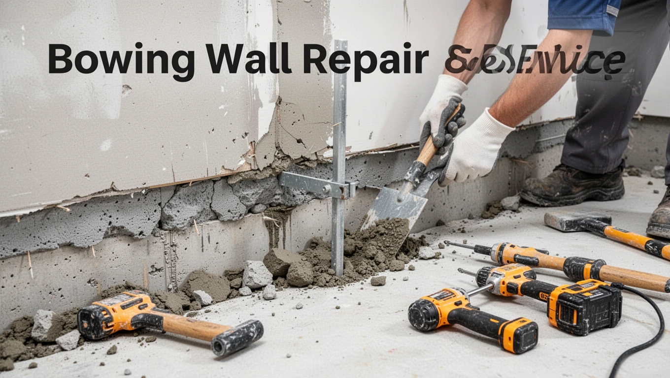 Bowing Wall Repair